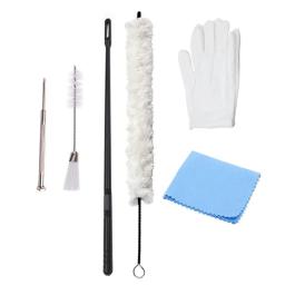 Algodão kit de limpeza para saxofone e flauta, 7 peças, escova de pó dupla extremidade, instrumento de manutenção - Image 3