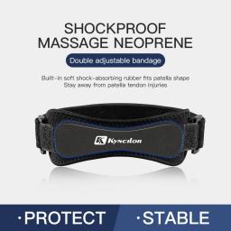 Joelheiras De Nylon Ginásio, Equipamento De Proteção, Suporte De Joelheira Patela, Esportes, Fitness, Corrida, Basquete, Voleibol - Image 4