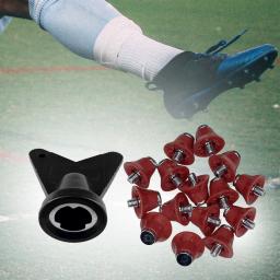 12 peças sapato de futebol picos relvado antiderrapante m5 rosqueado solo firme confortável sapatos de rugby pregos 7mm 10mm picos de substituição - Image 6