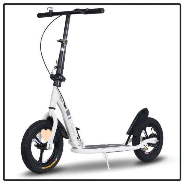 Selfree-scooter dobrável para adolescentes com mais de 10 anos e adultos, portátil de duas rodas, não elétrico, para a escola