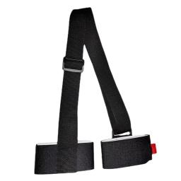 Encadernações de esqui portátil placa dupla snowboard cinta fixa tiras de trenó ajustável fixações kit pendurado acessórios de esqui - Image 4