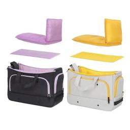 Bolsa de transporte portátil para gato e cachorro, transportadora dobrável, bolsa respirável para cães, acessórios para viagens para gatos - Image 6