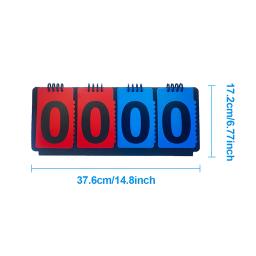 Placar para o treinador do árbitro, 4 dígitos, Turn Points, contador de futebol, voleibol, basquetebol, badminton - Image 4