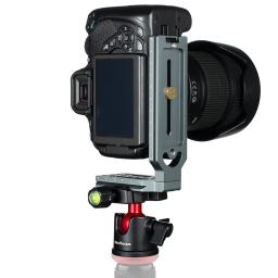 Suporte de câmera mirrorless SLR leve, tripé universal L, suporte vertical de disparo, placa de liberação rápida para Arca Swiss - Image 6