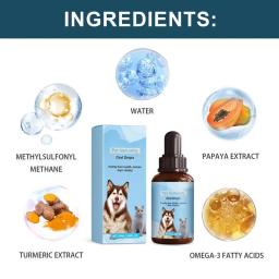 Pet Care Drops para cães e gatos, Suplemento para cachorros, Suprimentos para cuidados de saúde, 50ml - Image 3