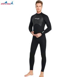 3mm neoprene wetsuit dos homens de surf mergulho terno equipamento subaquático pesca submarina kitesurf banho molhado terno conjoined - Image 3