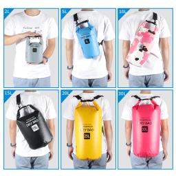 Impermeável PVC natação saco Pack, sacos secos, rafting, caiaque, trekking, flutuante, vela, canoagem, resistência à água - Image 4