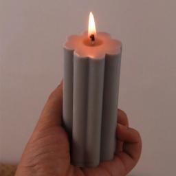 Molde De Vela Cilíndrica De Silicone, DIY Handmade Velas Perfumadas, Moldes De Artesanato De Sabão, Fabricação De Gesso De Resina, Festival Em Casa, Decoração De Jantar - Image 2