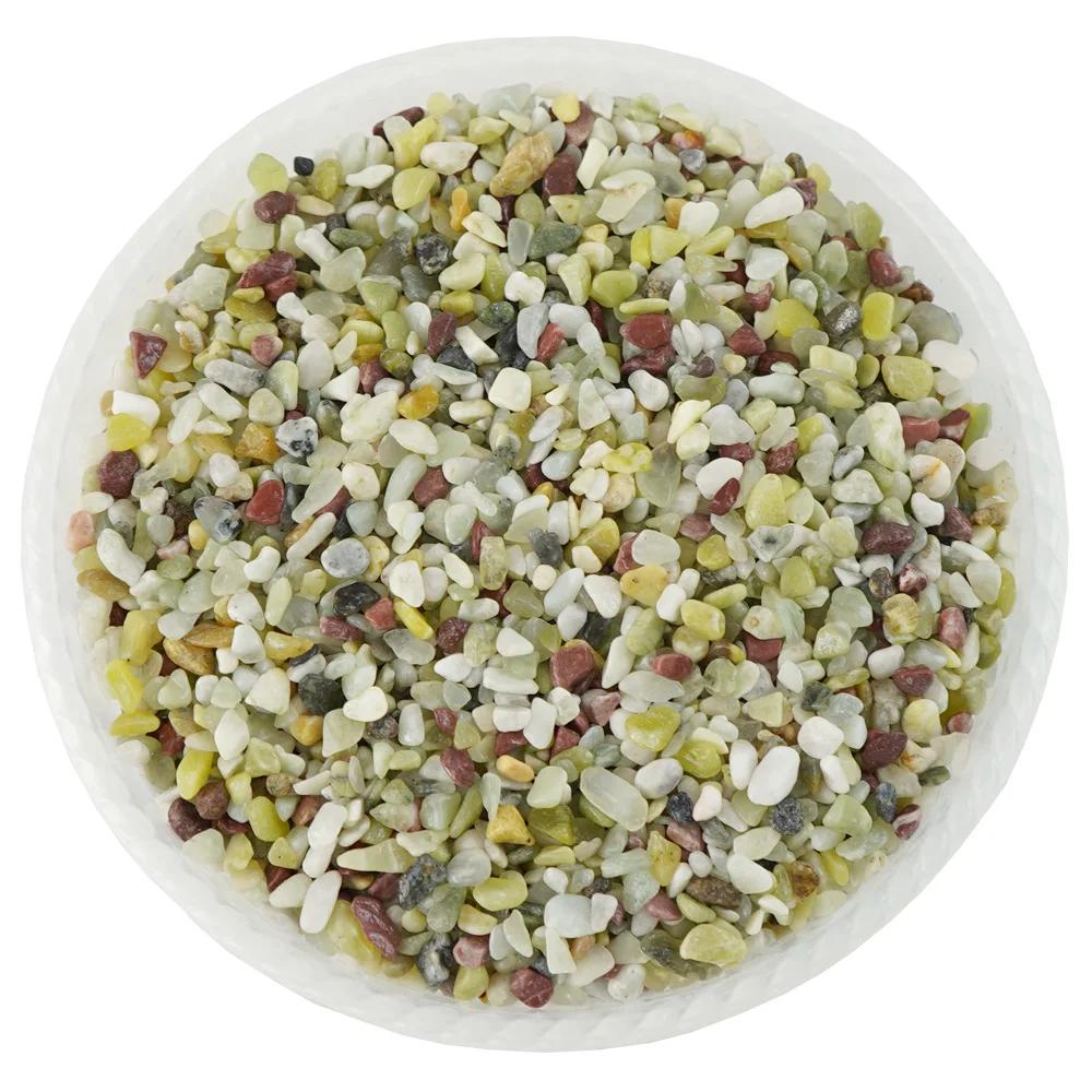 Natural Multicolor Decorativo Rio Rock Seixos, Cascalho do aquário do jardim, Vaso De Tanque De Peixes, Decorar Plantas Em Vaso, 100g - Image 1