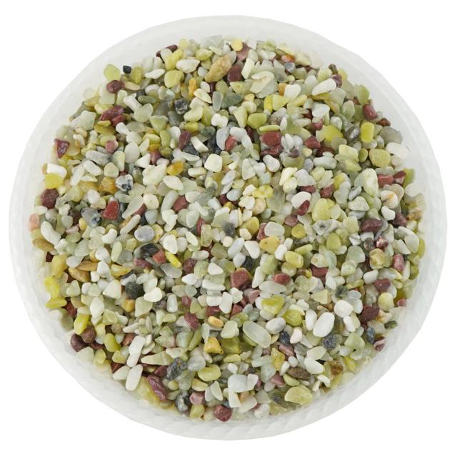 Seixos Decorativos Multicoloridos para Aquários e Jardins - 100g de Cascalho Natural para Vasos e Plantas