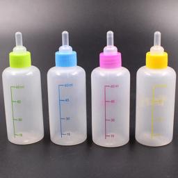 Mamadeira Pequena para Animais, Plástico, Hamster, Coelho, Cachorrinho, Gatinho, Alimentador, Suprimentos para Animais, 60 ml, 150ml - Image 4