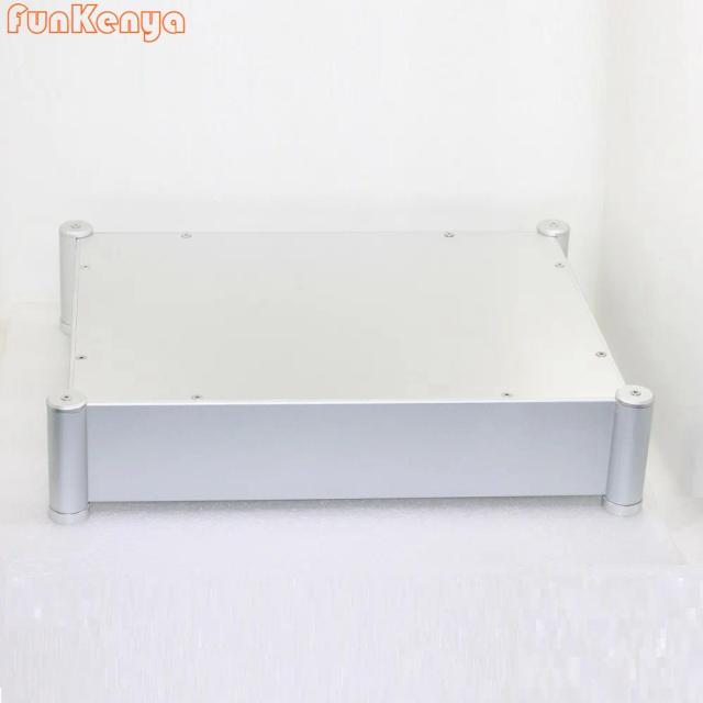 Mini AMP Case em Alumínio Anodizado para Amplificador de Potência, DIY e DAC Decoder - Chassi para Fones de Ouvido e Pré-Amplificadores Hi-End