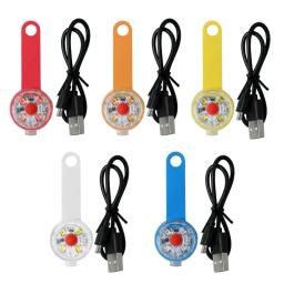 Coleira luz recarregável usb para animais estimação, luz para caminhada noturna, luz led para acampamento, à prova d'água, - Image 1