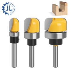 Shank Router Bit Set para madeira, fresa de nariz redondo, tigela e bandeja, 6mm de diâmetro, 8mm, 6mm, CNC, 6,35mm - Image 1