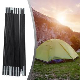 1 conjunto de haste de barraca de acampamento de fibra de vidro, 3m-4.9m, barras de suporte ao ar livre, molduras de toldo, kit de barraca de acampamento - Image 3
