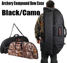 Arco composto com arco e flecha com bolso aljava seta, sacos acolchoados macios, mochila, caça, tiro, prática, 115cm - Image 4