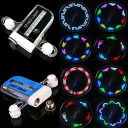 Luzes de bicicleta à prova dwaterproof água bicicleta ciclismo roda pneu válvula haste rim decoração led falou lâmpada luz - Image 2