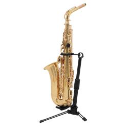 Woodwind Instrument Universal Bracket Acessórios Suporte preto dobrável portátil Suporte ajustável do saxofone do metal - Image 5