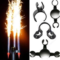 Garrafa de champanhe vela de aniversário brilho fogos de artifício segurança fonte de gelo clipe de plástico titular boate bolo festa de casamento suprimentos - Image 1