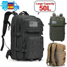 Mochila de viagem tática impermeável para homens, mochilas de grande capacidade, esportes ao ar livre, bolsas multifuncionais 50L, 35L, 25L - Image 1