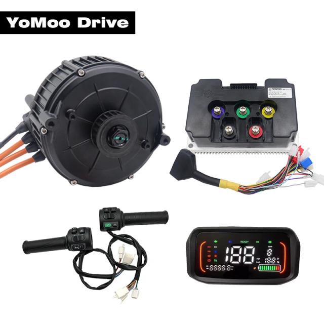 QS Motor QS165 5000W 90KPH Brushless PMSM Mid Drive Motor Kit