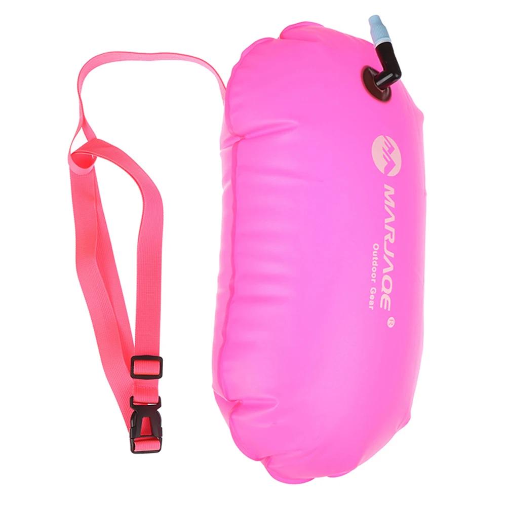 PVC Air Float para nadadores, alta visibilidade, natação em águas abertas, saco impermeável inflável, equipamento bóia - Image 1