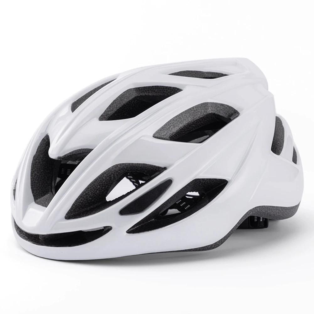 Capacete de bicicleta moldado integral ajustável de uma peça, capacete de bicicleta leve, 19 aberturas para skate, bicicleta de equilíbrio, equitação - Image 1