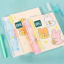 Folhas soltas Binder Anel, 6 Buracos, Binder para Scrapbooking, Álbum Binder, Espiral Clips de ligação, Papelaria bonito, Material Escolar Estudante, Novo, 10pcs - Image 3