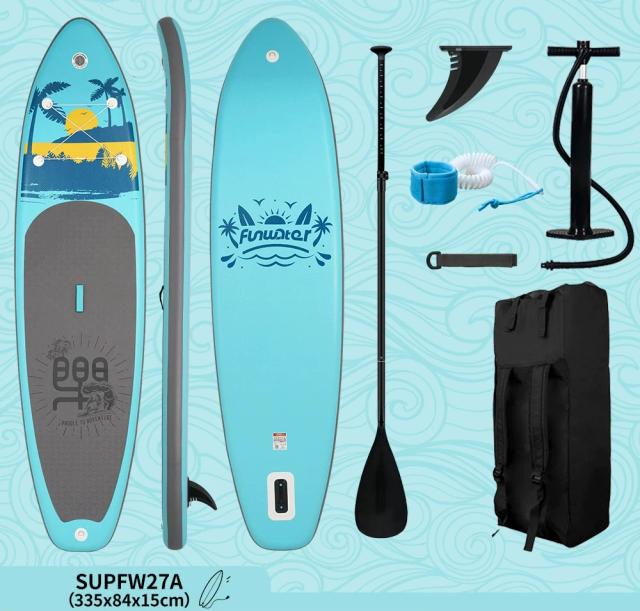 Prancha de surf elétrica Rush Wave Prancha de surf inflável Puddle Board Water Surf Waterplay Prancha de surf