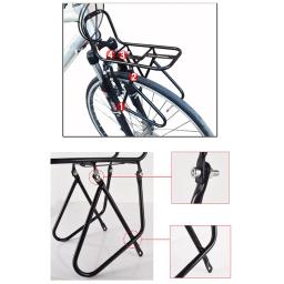 Porta-rack dianteiro de bicicleta, Panniers Bag, instalação simples, cesta vegetal, acessórios de mountain bike - Image 3