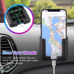 Carro auto-adesivo Dashboard Phone Mount Holder, Universal Gravity Holder, GPS Stand Rack, Acessórios Interior do carro - Image 2