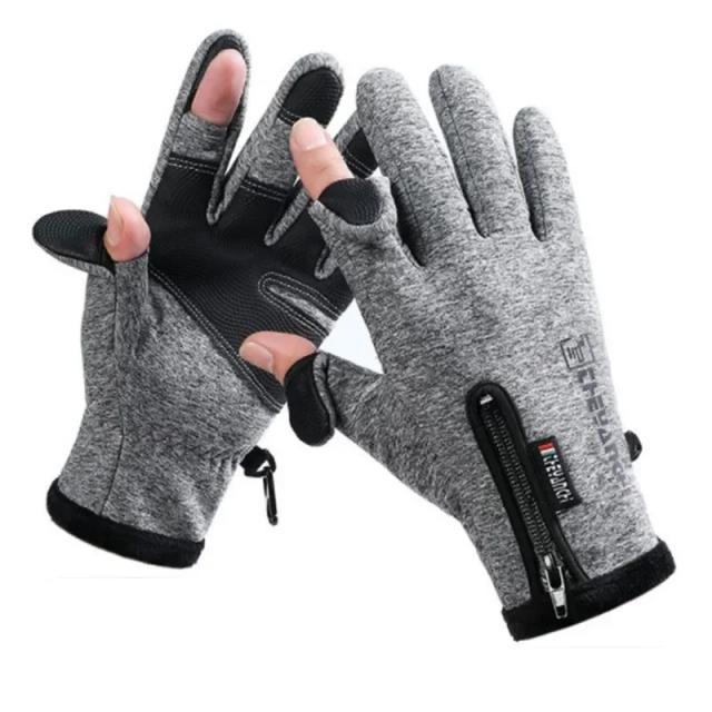 Luvas Masculinas de Inverno para Pesca e Ciclismo com Touchscreen, Impermeáveis e Térmicas para Caminhadas, Esqui e Motocicleta
