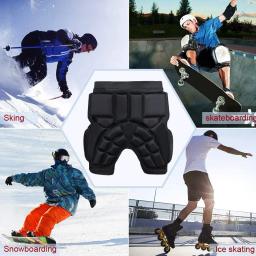 Almofada protetora unisex, Protetor de quadril espessado EVA, Protetor de esqui anti-queda Ajustável para patinação, Snowboard de esqui - Image 5