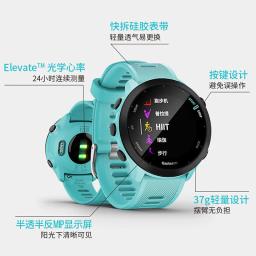 Garmin-GPS original relógio esportivo para homens e mulheres, corrida, maratona, natação, fitness, freqüência cardíaca, precursor, novo, 158 - Image 4