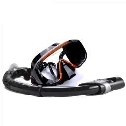 Máscara de mergulho profissional do silicone e conjunto do snorkel, uso para nadar, snorke, esportes aquáticos, equipamento de mergulho - Image 3