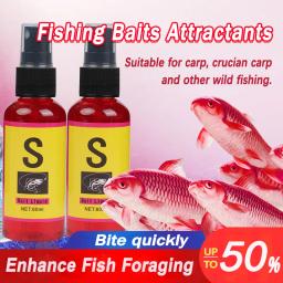 Poderoso Líquido Aditivo De Pesca, Isca Natural Aromatizante, Spray Atrativo, Enhancer Fish Food, Acessórios de Pesca, 60ml - Image 1