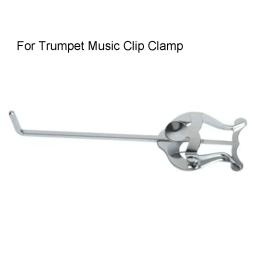 1pc trompete marcha lira clarinete marcha portátil folha de música clipe braçadeira de ferro no suporte com almofada de borracha suporte de música accessori - Image 2