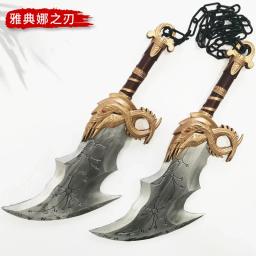 Arma de God of War para menino, Edição Premium, God of War, Espada Samurai segura, Katana de aço real, Brinquedos de anime, Prenda para menino - Image 4