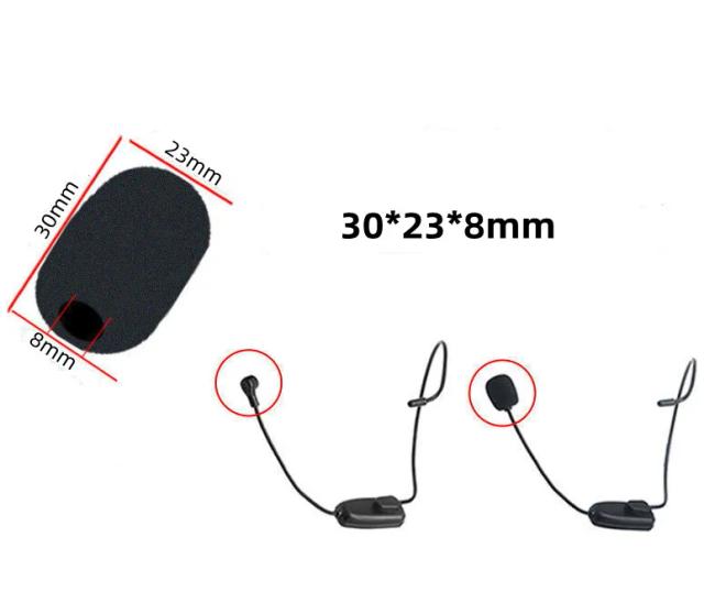 Conjunto de 10 Peças de Espuma Substituta para Fones de Ouvido e Microfones - Capas de Proteção com Diferentes Tamanhos S/M/L