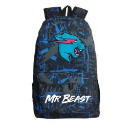 Mr besta relâmpago gato escola mochila meninos meninas saco de escola estudantes mochila diária adolescentes viagem bolsa para portátil mr besta - Image 3
