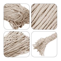 11 cores 100m 5mm algodão torcido corda cabo macrame linha diy artesanal artesanato tecido fio trançado casa decoração do casamento - Image 3