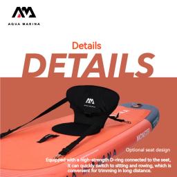 AQUA MARINA-Monster SUP Board para Surf, inflável Stand Up Paddle Board, acessórios para esportes aquáticos, laranja SUP Board Set, 3,66 m - Image 2