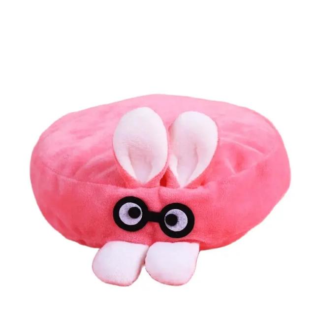 Cama macia e quente para animais pequenos, ideal para cobaias, chinchilas e coelhos, com almofada respirável e design aconchegante