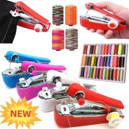 Portátil Manual Máquina De Costura, Operação simples, Ponto Handy, Tecido De Malha, Handmade Bordado, Bordado Mini DIY Vestuário, 1 Conjunto - Image 1