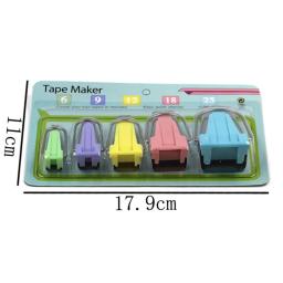 6-12-18-25mm diy costura quilting ferramenta de ligação fita máquina de embrulho multi-especificação fita que faz a máquina tambor de friso - Image 4