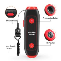 Apito treinamento eletrônico, Handheld para treinadores com cordão, Árbitros futebol brinquedo - Image 3