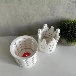 2024 moldes silicone casa oca anular, moldes suporte vela coração oco para artesanato - Image 5