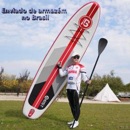 BEIST 10'6 " 320CM Inflável Stand Up Paddle Board SUP Board Desporto Aquático Surf Set com Paddle Board Tail Fin Inflator prancha de surf caiaque caiaques de pescas caiaque inflável - Image 1