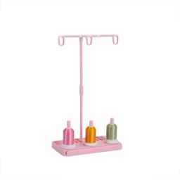 Suporte de linha de bordado com três carretéis, rack de costura, acolchoado para máquina de costura doméstica, acessórios de ferramentas de costura diy, quatro cores - Image 2
