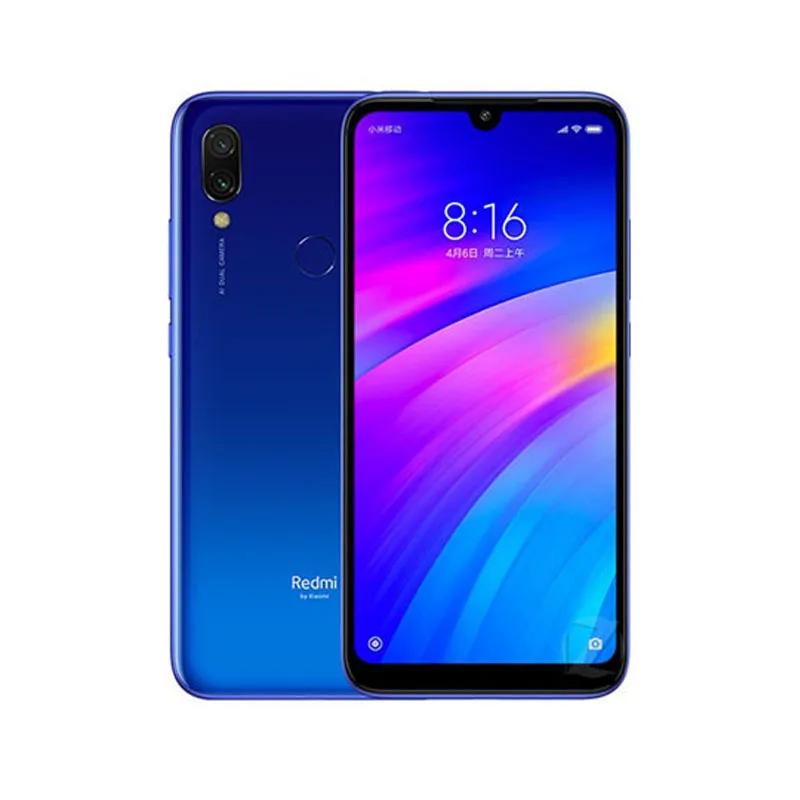 Xiaomi redmi 7 celular com capa de telefone, dual sim solt celular android câmera dupla usado telefone - Image 1